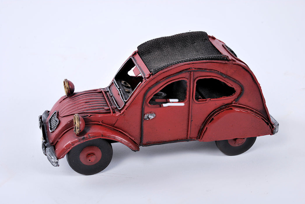auto latta citroen 2 cavalli rossa