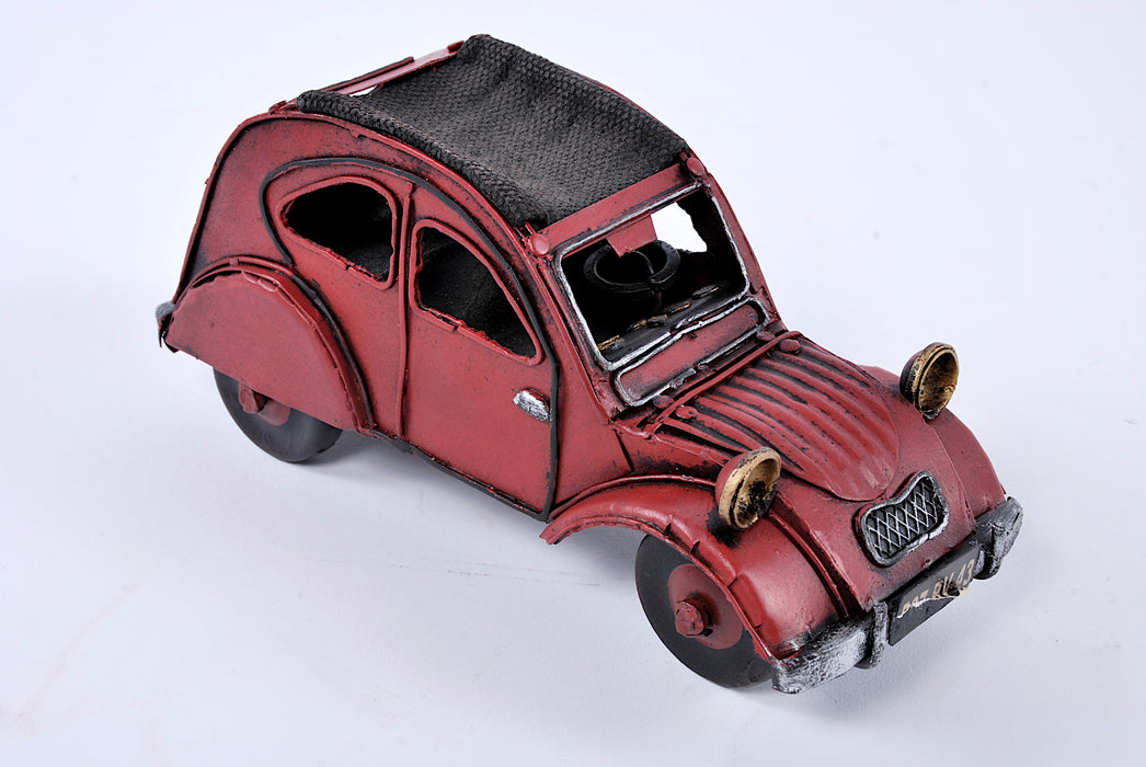 auto latta citroen 2 cavalli rossa