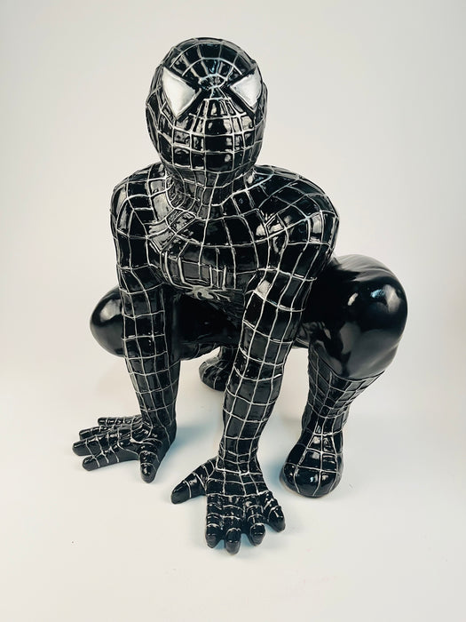 STATUA SCULTURA SPIDERMAN Black edition