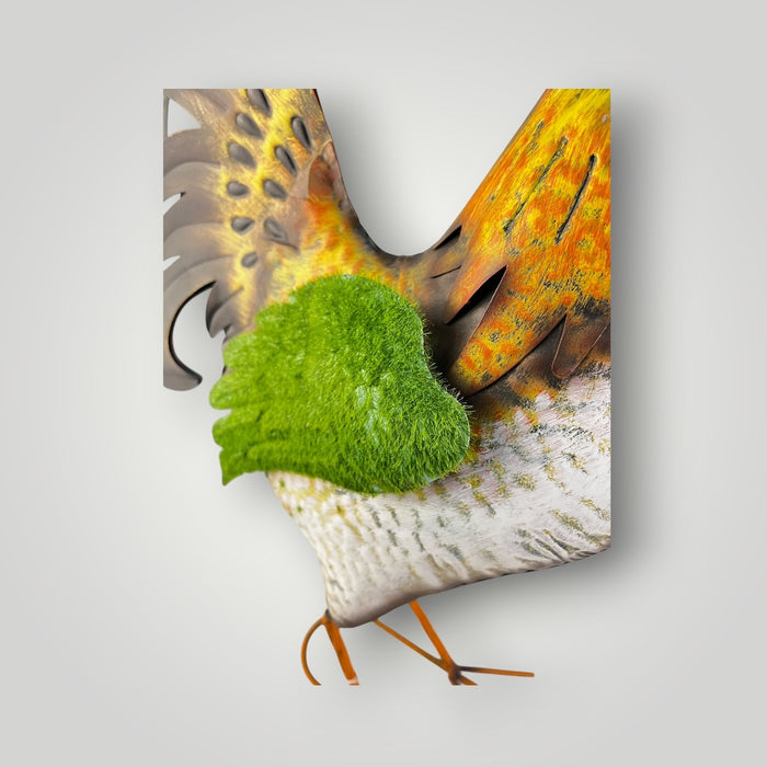 Gallo Decorativo in Metallo