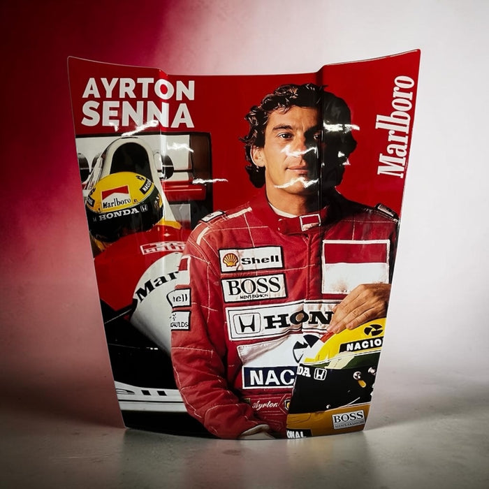 Cofano auto decorativo Ayrton Senna Marlboro Honda