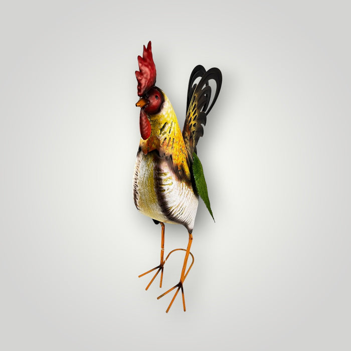 Gallo Decorativo in Metallo