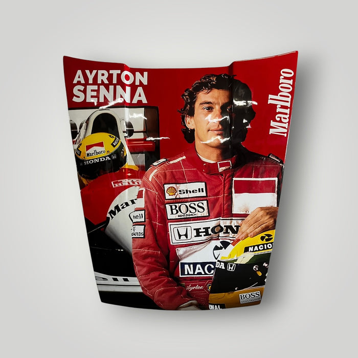 Cofano auto decorativo Ayrton Senna Marlboro Honda