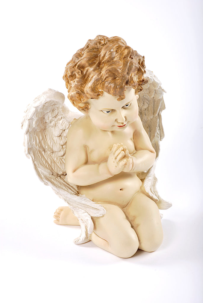 Holyart Angelo In Ginocchio Per Presepe 6,5 Cm - Statuina Fontanini In PVC - Adorazione - PR007360
