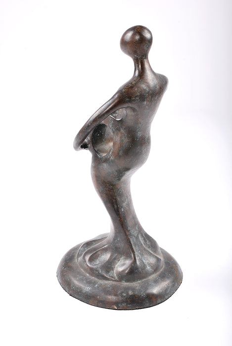 scultura maternità moderna bronzo